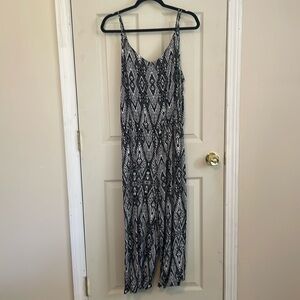 Lane Bryant wide leg jumpsuit crop length